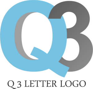 Q3 Letter Logo Vector