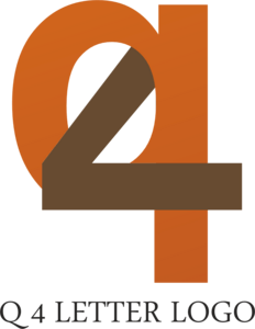 Q4 Letter Logo PNG Vector