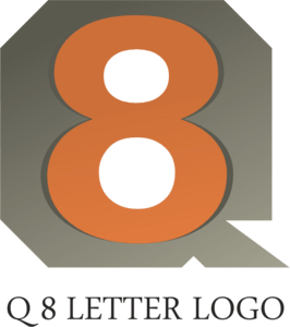 Q8 Letter Logo PNG Vector