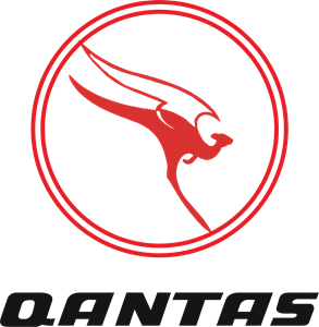 Qantas airlines Logo PNG Vector