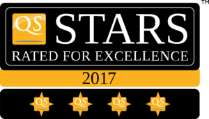 QS STARS RATED FOR EXCELLENCE 2017 Logo PNG Vector