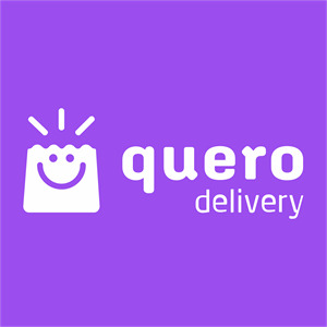 Quero Delivery Logo Vector