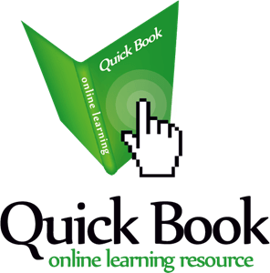 Quick Book Online Learning Logo Vector