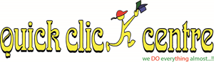 Quick Click Copy Centre Logo Vector