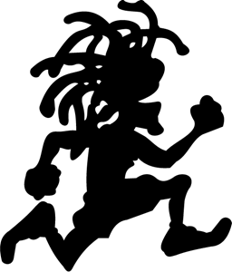 Rastaman reggae Logo PNG Vector