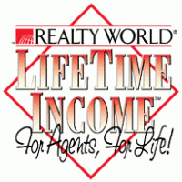 Realty World - Lifetime Income Logo Vector