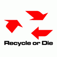 Recycle or Die Logo PNG Vector