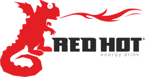 Red Hot Energy Drink Logo Vector