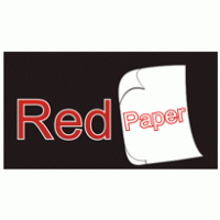 Red Paper Logo PNG Vector