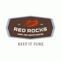 Red Rocks Logo PNG Vector