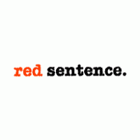 Red Sentence Logo PNG Vector