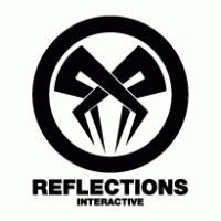 Reflections Interactive Logo Vector