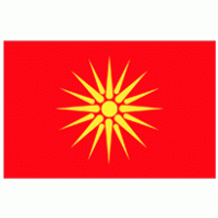 Republic Of Macedonian First Flag Logo Vector