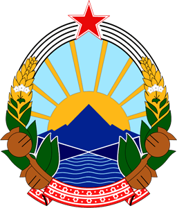 Republic of Macedonia coat of arms Logo Vector