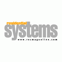 Residential Systems Logo PNG Vector