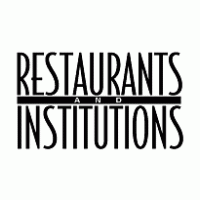 Restaurants & Institutions Logo PNG Vector
