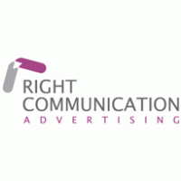 Right Communication Advertising Logo Vector