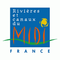 Rivieres et canaux du Midi France Logo Vector