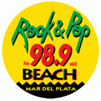 Rock & Pop Beach Logo PNG Vector