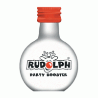 Rudolph party booster Logo Vector