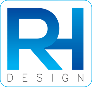R H Design Logo PNG Vector