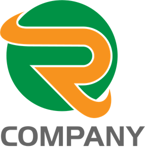 R Letter Company Logo Vector
