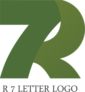 R7 Letter Logo PNG Vector