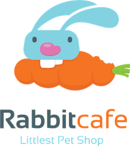 Rabbit Cafe Logo PNG Vector