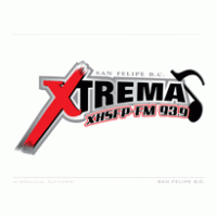 radio XTREMA 93.9FM Logo Vector