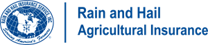 Rain And Hail Agriculture Insurance Logo Vector