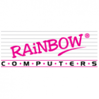 Rainbow Computers Logo PNG Vector