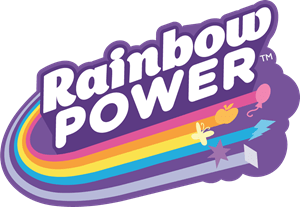 Rainbow Power Logo Vector