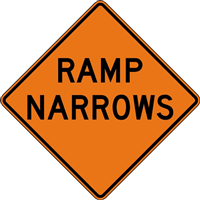 RAMP NARROWS SIGN Logo PNG Vector