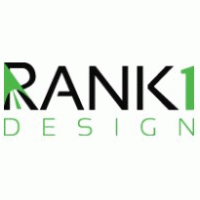 Rank 1 Design Logo PNG Vector