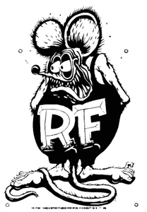 Rat Fink Logo Vector