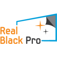 Real Black Pro Logo PNG Vector