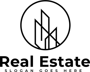 Real Estate Building Logo PNG Vector