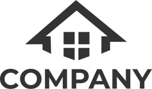 Real Estate Company House Logo PNG Vector