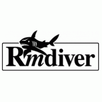 Real Man Divers / RM Diver Logo Vector