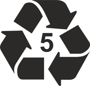 RECYCLABLE TYPE 5 LABEL Logo PNG Vector