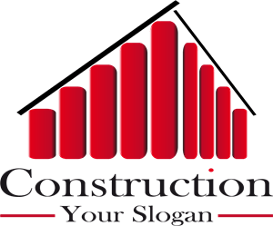 Red Building Real Estate Company Logo PNG Vector