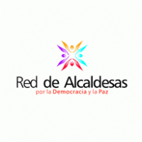 Red de Alcaldesas por la democracia y la paz Logo Vector