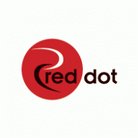 Red Dot Design Logo Vector