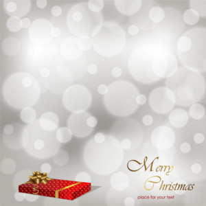 red gift gray christmas background Logo PNG Vector
