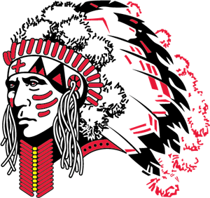 Red indian warrior Logo Vector