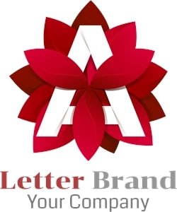 Red letter Logo Vector