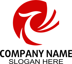 Red Phoenix Company Logo PNG Vector