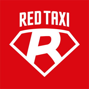Red Taxi Logo PNG Vector
