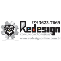 Redesign Online Comunicação Visual Logo Vector
