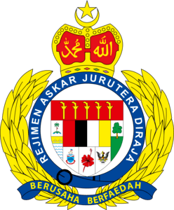 Rejimen Askar Jurutera ANGKATAN TENTERA DIRAJA MAL Logo PNG Vector